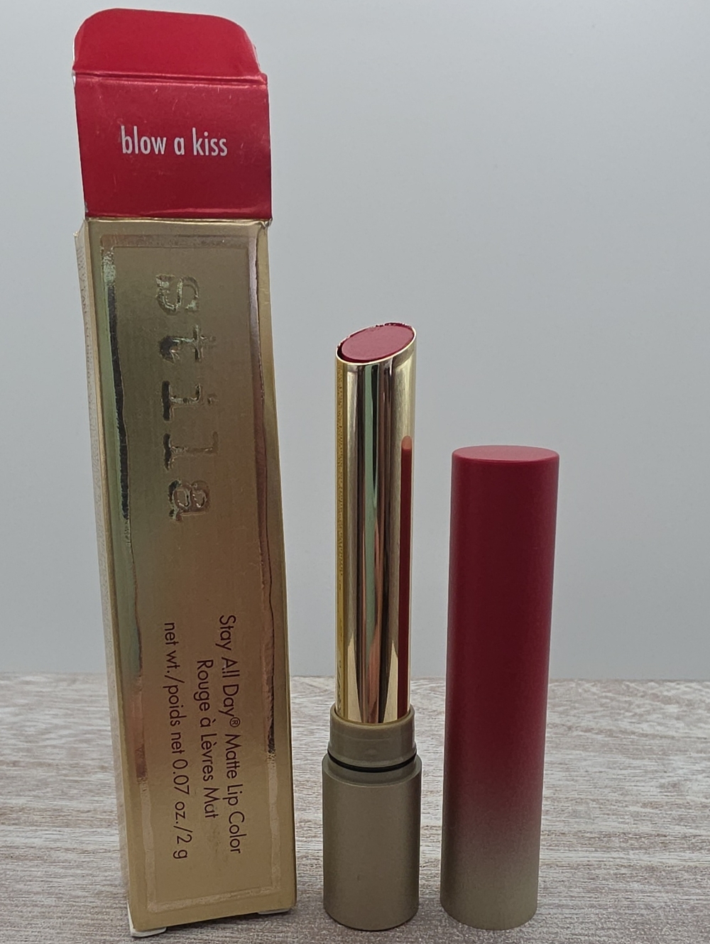 Stila Blow a Kiss Matte Lipstick — Rose Pink